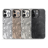 iPhone 16 Pro Max Damascus Steel Black Impact Phone Case