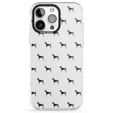 iPhone 16 Pro Max German Shorthaired Pointer Dog Pattern Black Impact Phone Case