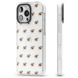 iPhone 16 Pro Max Shih Tzu Dog Pattern Clear Black Impact Phone Case