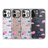 iPhone 16 Pro Max Pink Eye Blotches Black Impact Phone Case