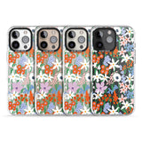 iPhone 16 Pro Max Springtime Meadow: Transparent Black Impact Phone Case