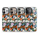 iPhone 16 Pro Max Springtime Meadow: Solid Black Impact Phone Case