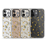 iPhone 16 Pro Max Long Stemmed Wildflowers - Dried Flower-Inspired Black Impact Phone Case