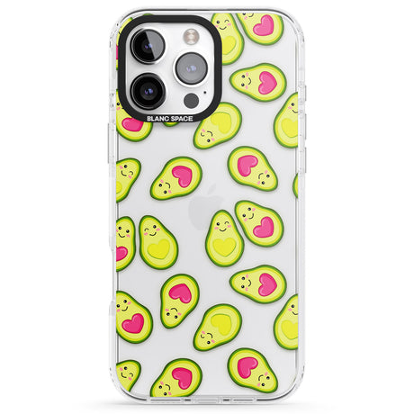 iPhone 16 Pro Max Avocado Love Black Impact Phone Case