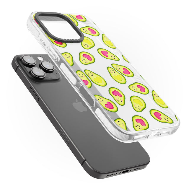 iPhone 16 Pro Max Avocado Love Black Impact Phone Case