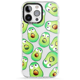 iPhone 16 Pro Max Shocked Avocados Black Impact Phone Case