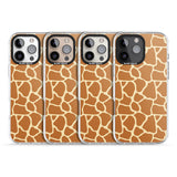 iPhone 16 Pro Max Giraffe Pattern Black Impact Phone Case