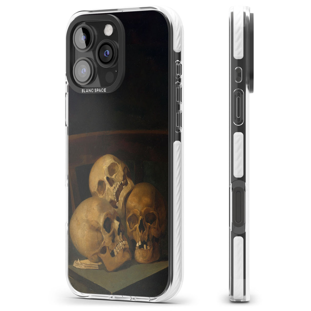 Still Life of Three Skulls Impact Phone Case for iPhone 16 Pro, iPhone 16 Pro Max