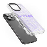 iPhone 16 Pro Max Happy Place (Purple) Black Impact Phone Case + Magsafe