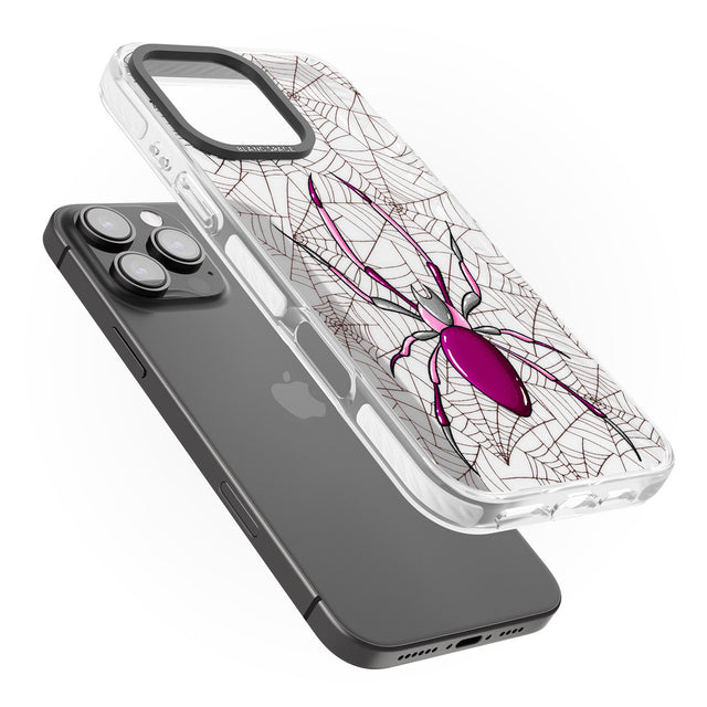 iPhone 16 Pro Max Arachnophobia Black Impact Phone Case