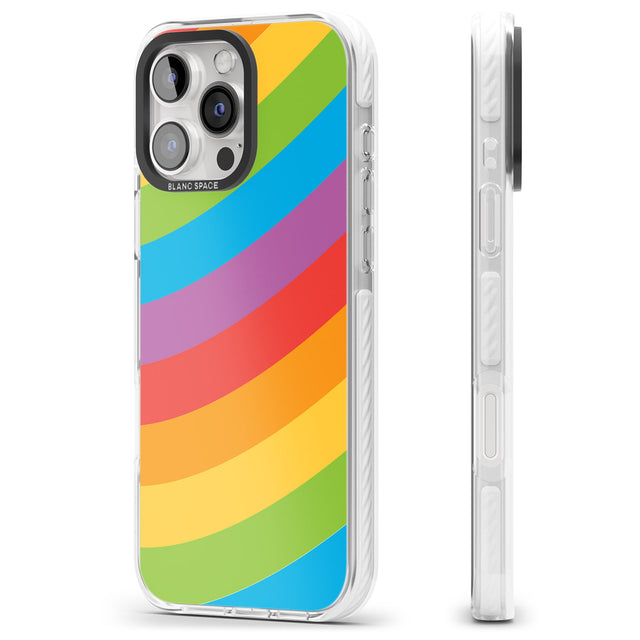 iPhone 16 Pro Max Lucky Rainbow Black Impact Phone Case