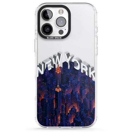 iPhone 16 Pro Max New York City Black Impact Phone Case + Magsafe