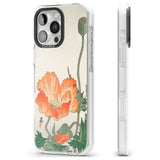 iPhone 16 Pro Max Birds and Plants by Ohara Koson Black Impact Phone Case + Magsafe