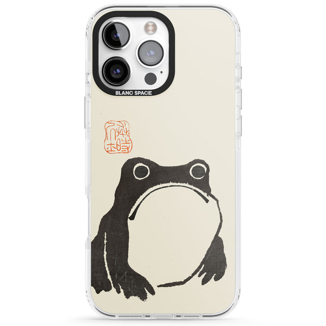 Matsumoto Hoji Frog Impact Phone Case for iPhone 16 Pro, iPhone 16 Pro Max