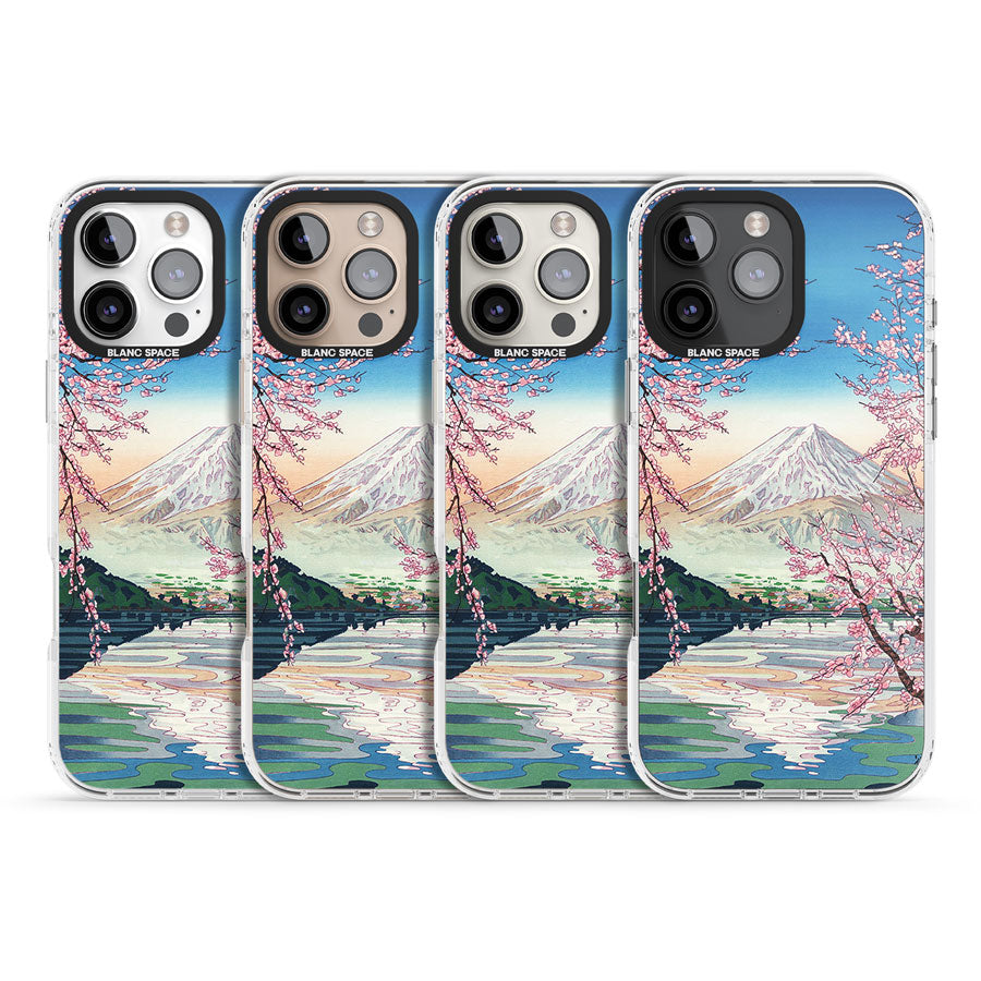 Mt. Fuji from Lake Kawaguchi Impact Phone Case for iPhone 16 Pro, iPhone 16 Pro Max