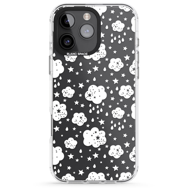 iPhone 16 Pro Max Rainy Days Black Impact Phone Case