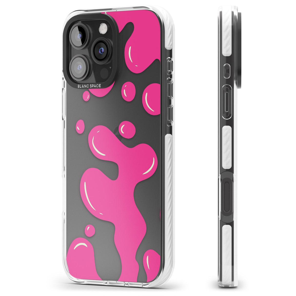 iPhone 16 Pro Max Pink Lava Lamp Black Impact Phone Case