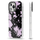 iPhone 16 Pro Max Pink & Black Acid Wash Tie-Dye Black Impact Phone Case