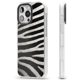 iPhone 16 Pro Max Zebra Print Black Impact Phone Case