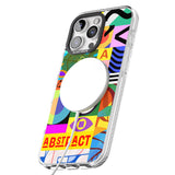 iPhone 16 Pro Max Patchwork Black Impact Phone Case