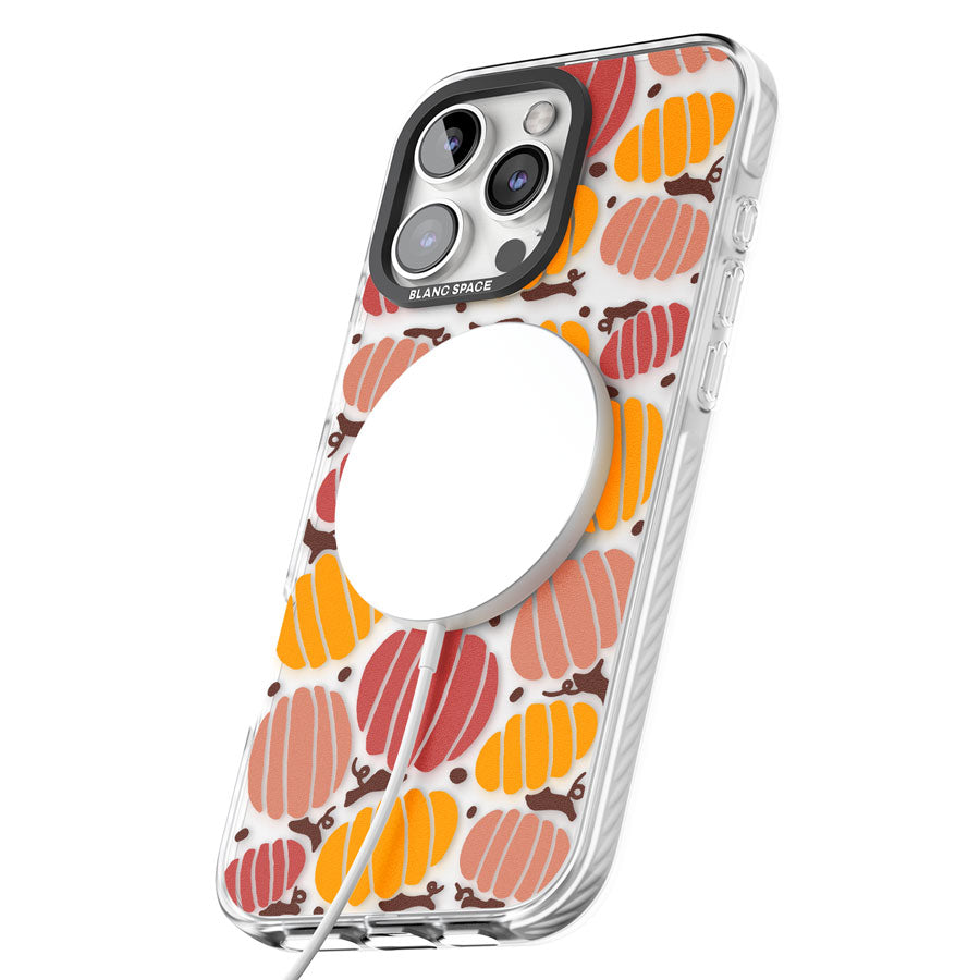 Autumn Pumpkin Patch Impact Magsafe Phone Case for iPhone 16 Pro, iPhone 16 Pro Max