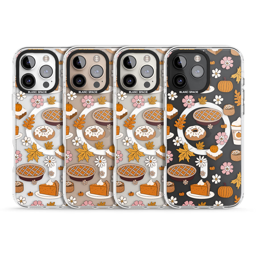 Pumpkin Pie & Autumn Treats Impact Magsafe Phone Case for iPhone 16 Pro, iPhone 16 Pro Max