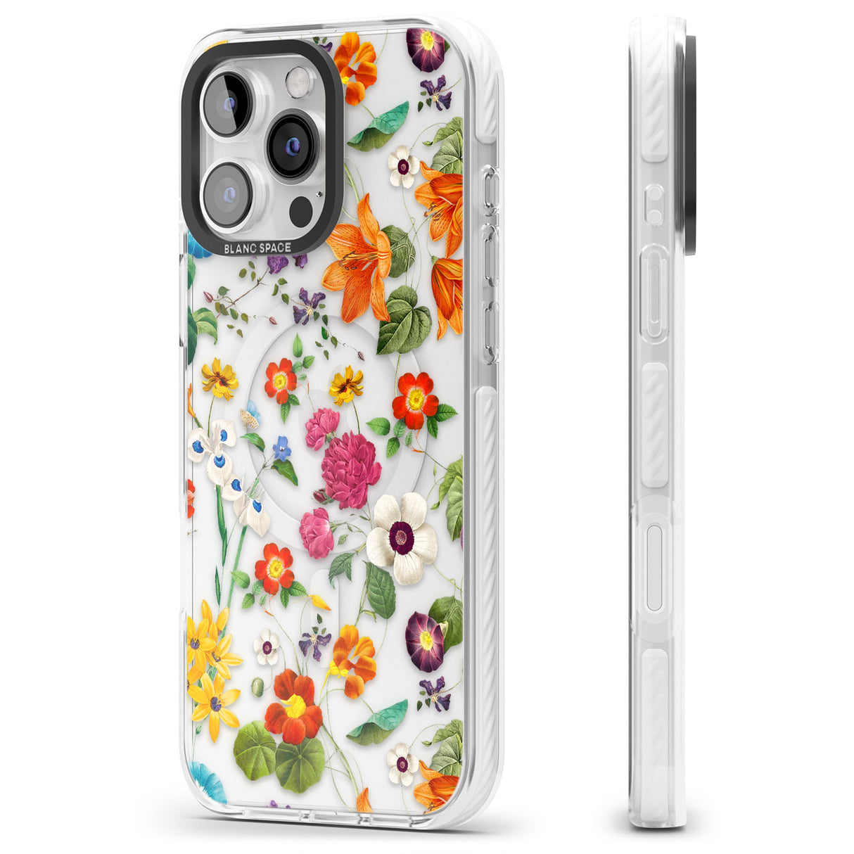 iPhone 16 Whimsical Wildflowers Clear Impact Phone Case