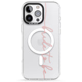 iPhone 16 Pro Max Bride to Be - Transparent Wedding Design Black Impact Phone Case