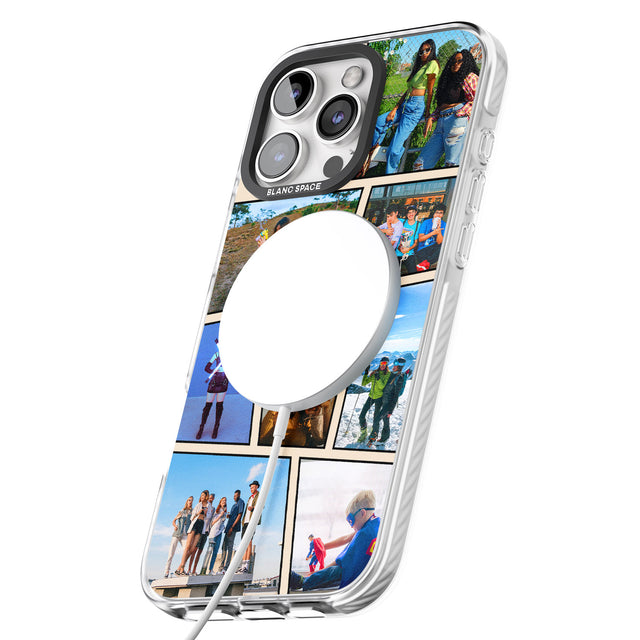 iPhone 16 Pro Max Comic Strip Photo Black Impact Phone Case