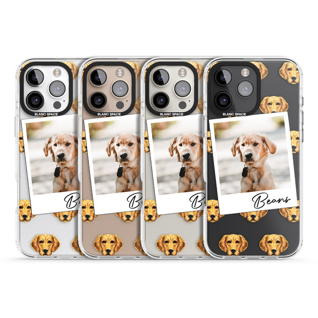 iPhone 16 Pro Max Personalised Labrador - Dog Photo Black Impact Phone Case