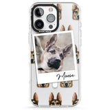 iPhone 16 Pro Max Personalised German Shepherd - Dog Photo Black Impact Phone Case