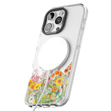 Personalised Summer Wildflowers Impact Magsafe Phone Case for iPhone 16 Pro, iPhone 16 Pro Max