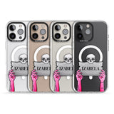 iPhone 16 Pro Max Personalised Grave Plaque Black Impact Phone Case