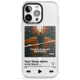 iPhone 16 Pro Max Personalised Album Art Black Impact Phone Case