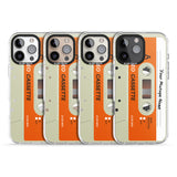 iPhone 16 Pro Max Personalised Classic Cassette Black Impact Phone Case