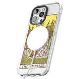 iPhone 16 Pro Max Personalised The Empress Tarot Card - Colour Black Impact Phone Case