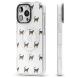 iPhone 16 Pro Max Bengal Cat Pattern Black Impact Phone Case