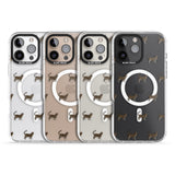 iPhone 16 Pro Max Bengal Cat Pattern Black Impact Phone Case