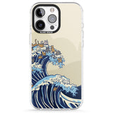 iPhone 16 Pro Max The Great Cat Wave Black Impact Phone Case