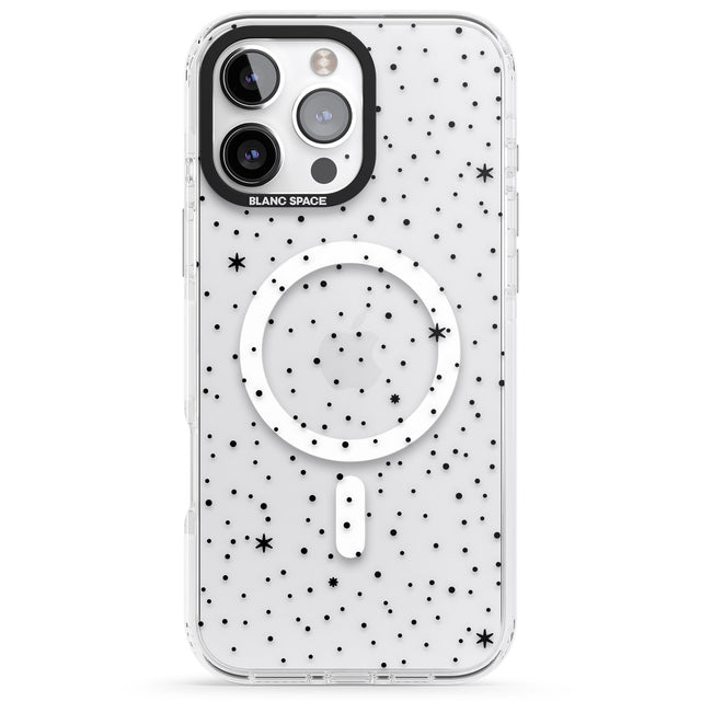 iPhone 16 Pro Max Celestial Starry Sky Black Impact Phone Case