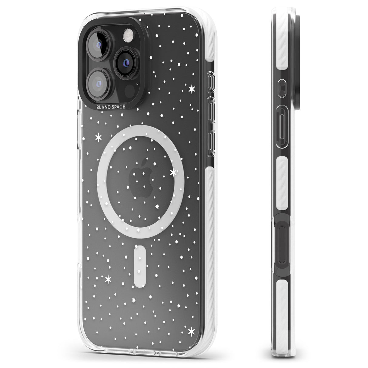 iPhone 16 Pro Max Celestial Starry Sky White Black Impact Phone Case