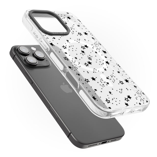 iPhone 16 Pro Max Mixed Stars Black Impact Phone Case