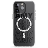 iPhone 16 Pro Max Personalised Clear Text 5E Black Impact Phone Case