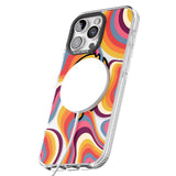 iPhone 16 Pro Max Trippy Face Melt Black Impact Phone Case