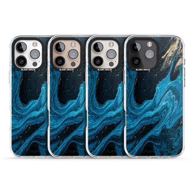 iPhone 16 Pro Max Saphire Lagoon Black Impact Phone Case