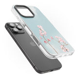 iPhone 16 Pro Max Blossom Flower Sky Black Impact Phone Case