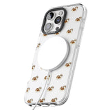 iPhone 16 Pro Max Shih Tzu Dog Pattern Clear Black Impact Phone Case