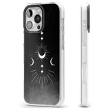 iPhone 16 Pro Max Small Moon Mandala Black Impact Phone Case