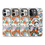 iPhone 16 Pro Max Springtime Meadow: Transparent Black Impact Phone Case