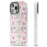 iPhone 16 Pro Max Sunday Flowers Black Impact Phone Case